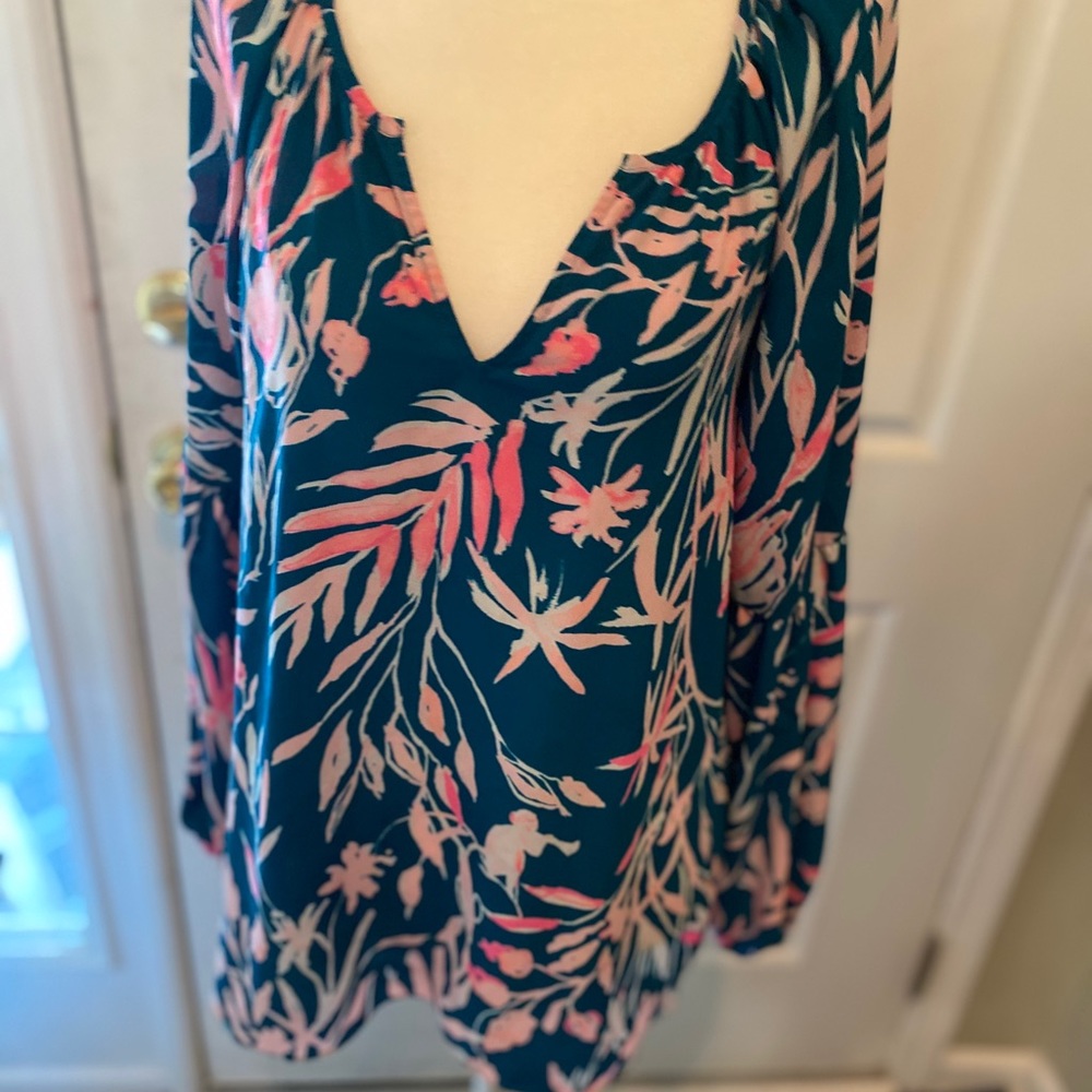 Lilly Pulitzer Palm Blouse medium